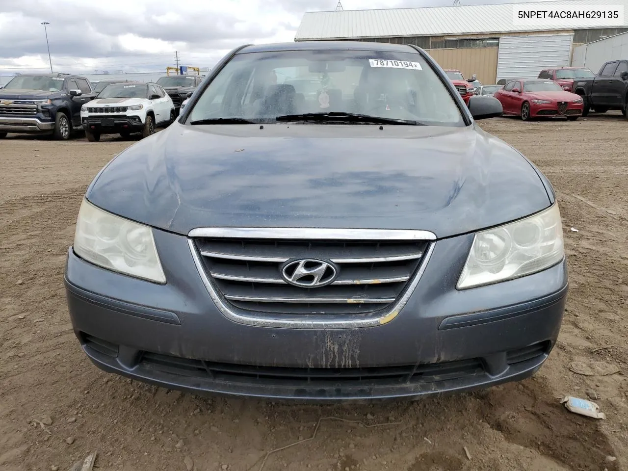 2010 Hyundai Sonata Gls VIN: 5NPET4AC8AH629135 Lot: 78710194