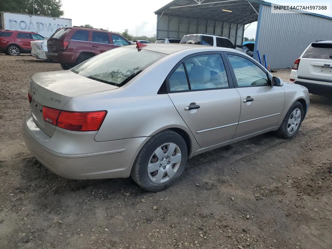 2010 Hyundai Sonata Gls VIN: 5NPET4AC7AH597388 Lot: 79172374