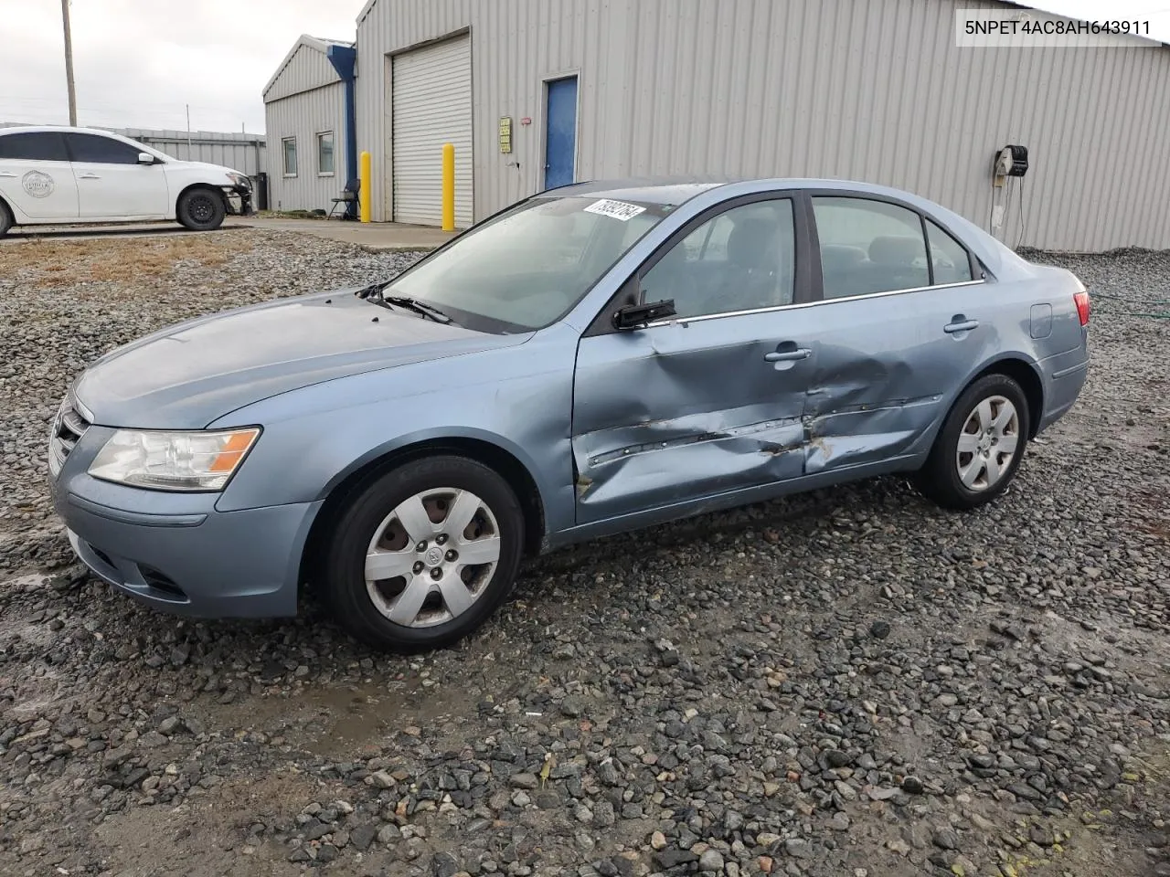 2010 Hyundai Sonata Gls VIN: 5NPET4AC8AH643911 Lot: 79392764