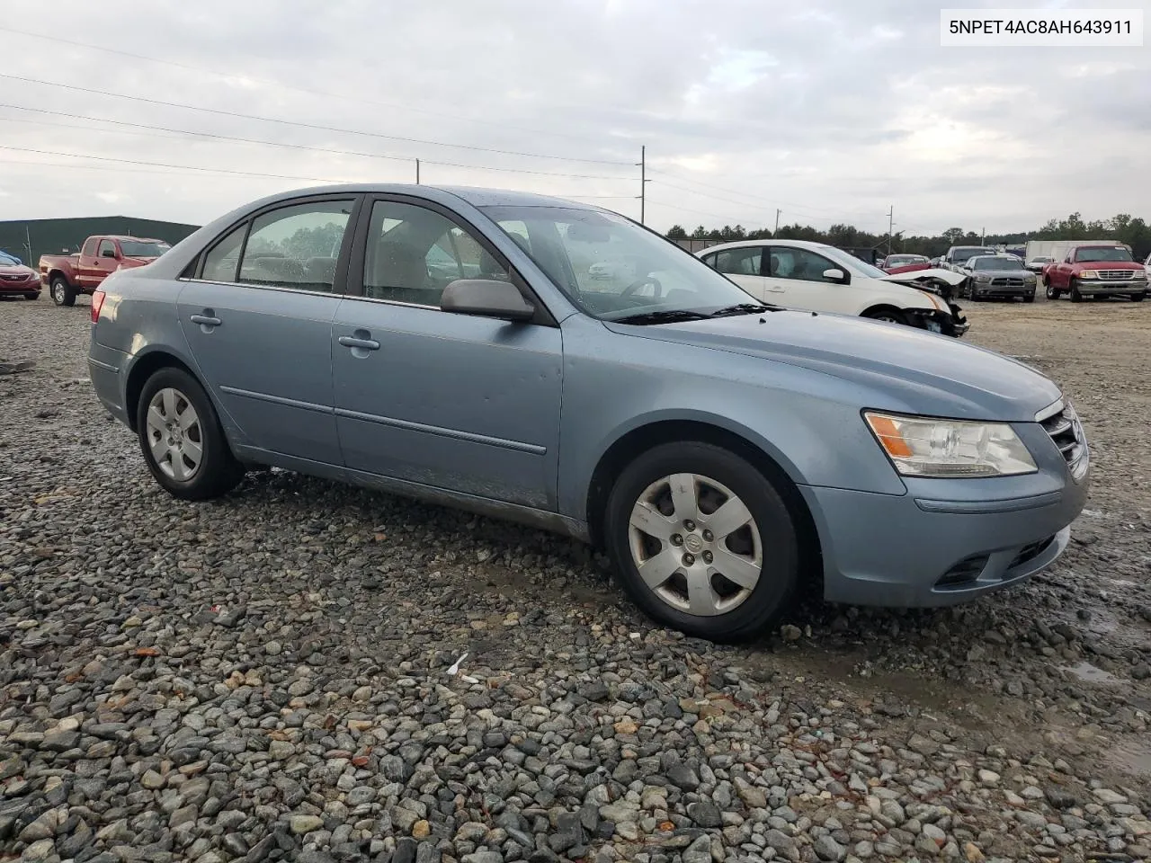 2010 Hyundai Sonata Gls VIN: 5NPET4AC8AH643911 Lot: 79392764