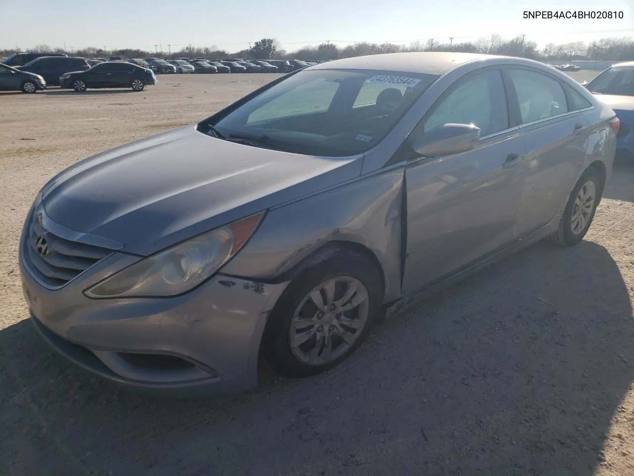 2011 Hyundai Sonata Gls VIN: 5NPEB4AC4BH020810 Lot: 43763544