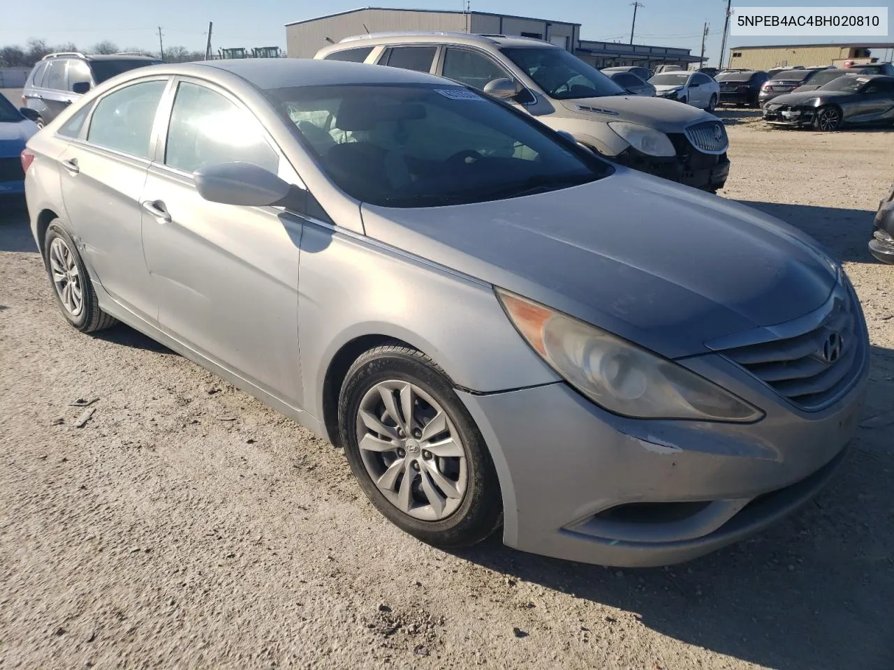 2011 Hyundai Sonata Gls VIN: 5NPEB4AC4BH020810 Lot: 43763544