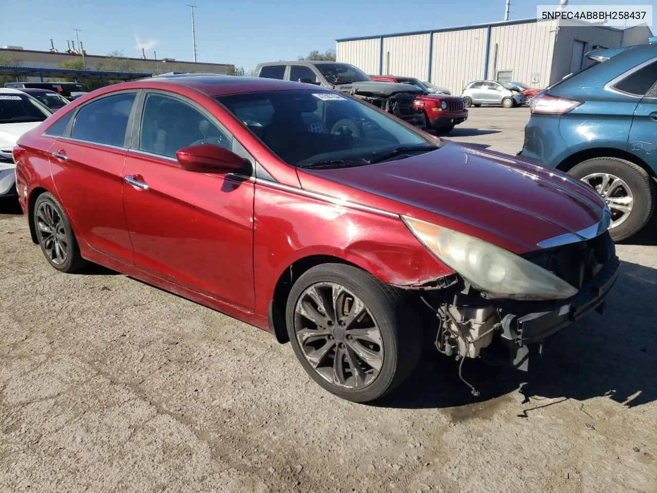 2011 Hyundai Sonata Se VIN: 5NPEC4AB8BH258437 Lot: 47587354