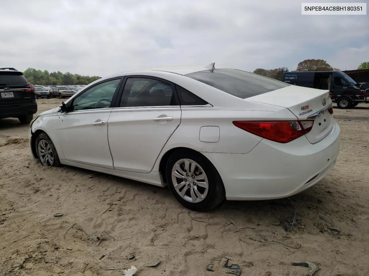 5NPEB4AC8BH180351 2011 Hyundai Sonata Gls