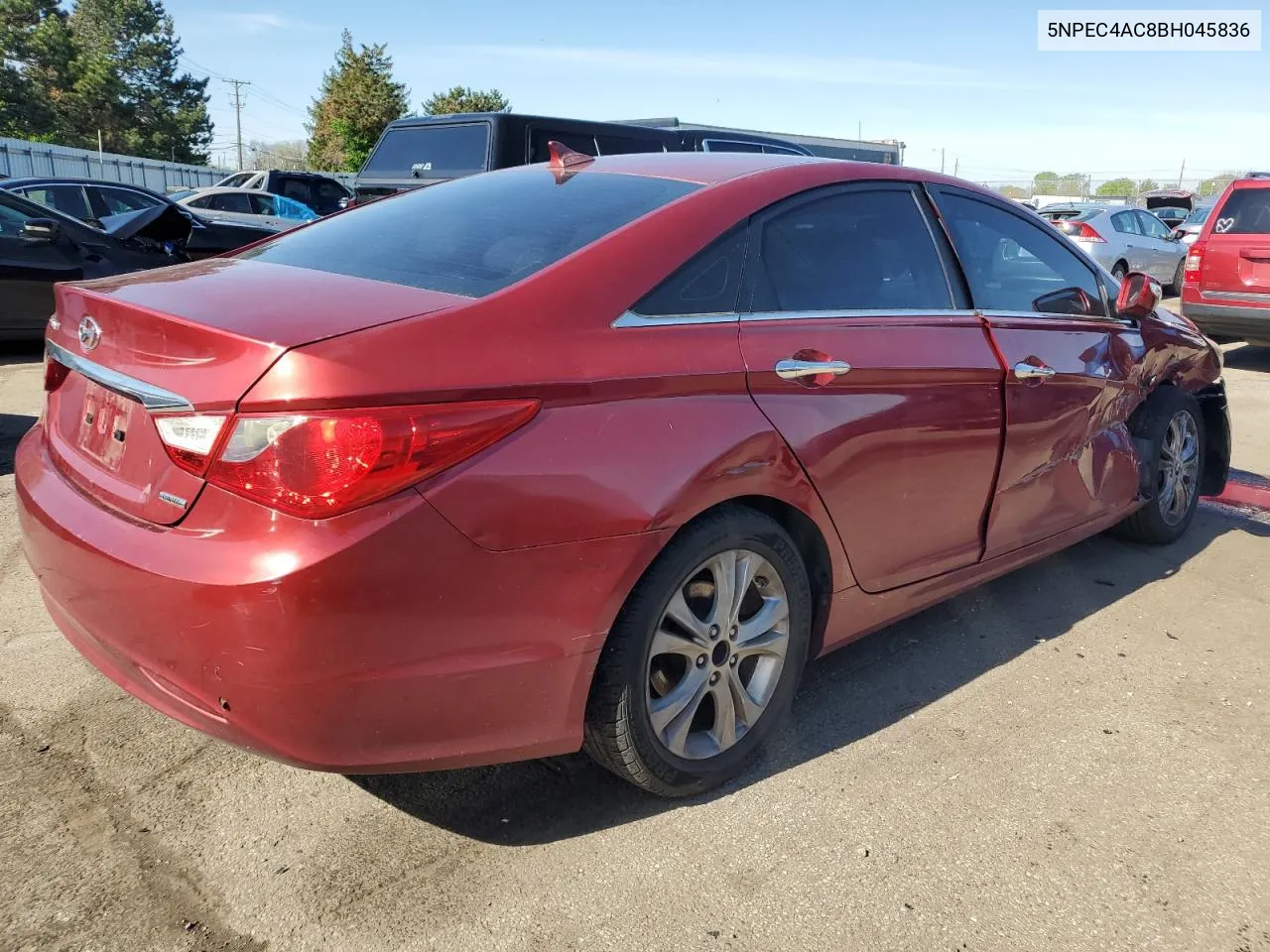 2011 Hyundai Sonata Se VIN: 5NPEC4AC8BH045836 Lot: 51349274