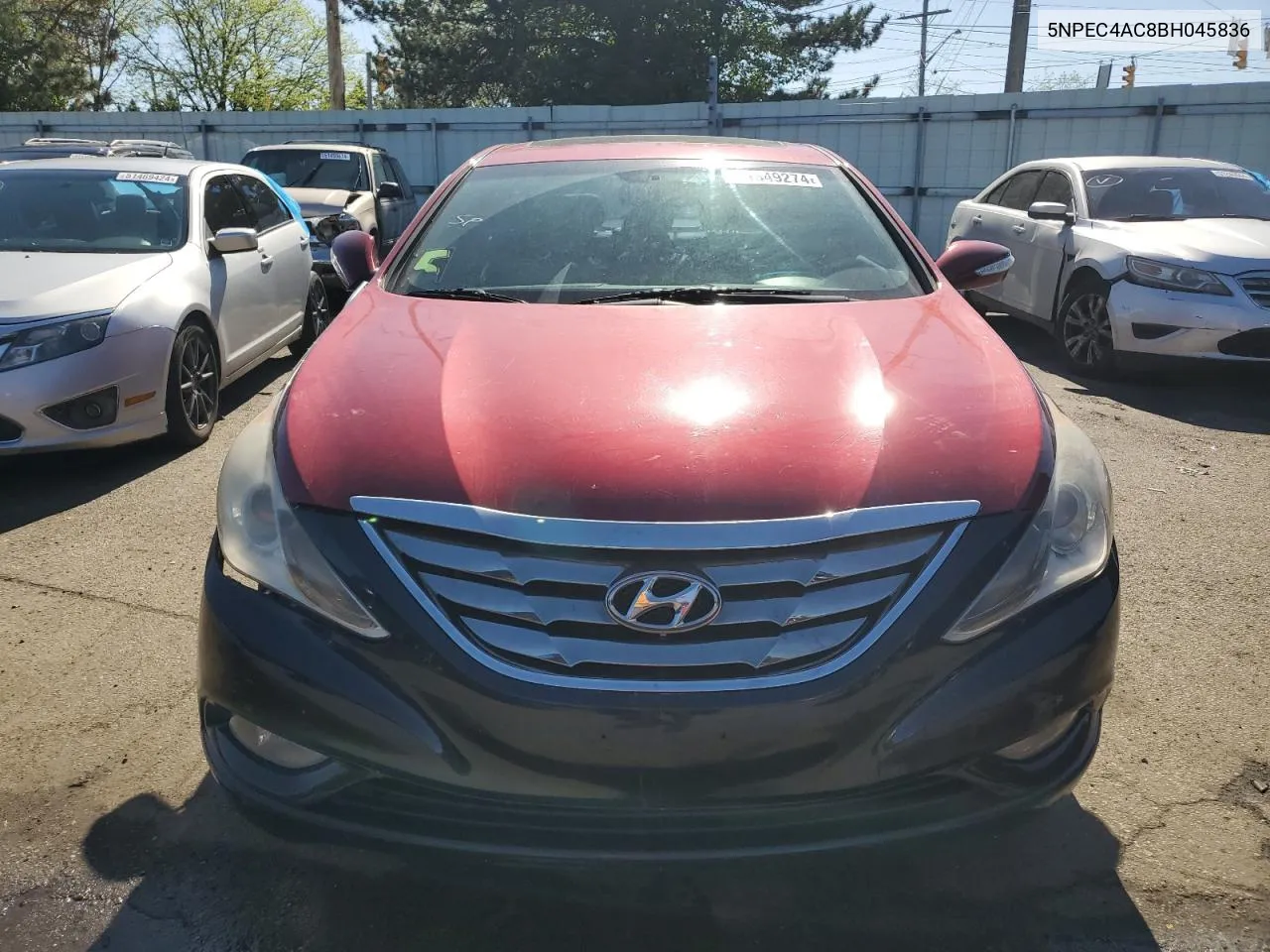 2011 Hyundai Sonata Se VIN: 5NPEC4AC8BH045836 Lot: 51349274