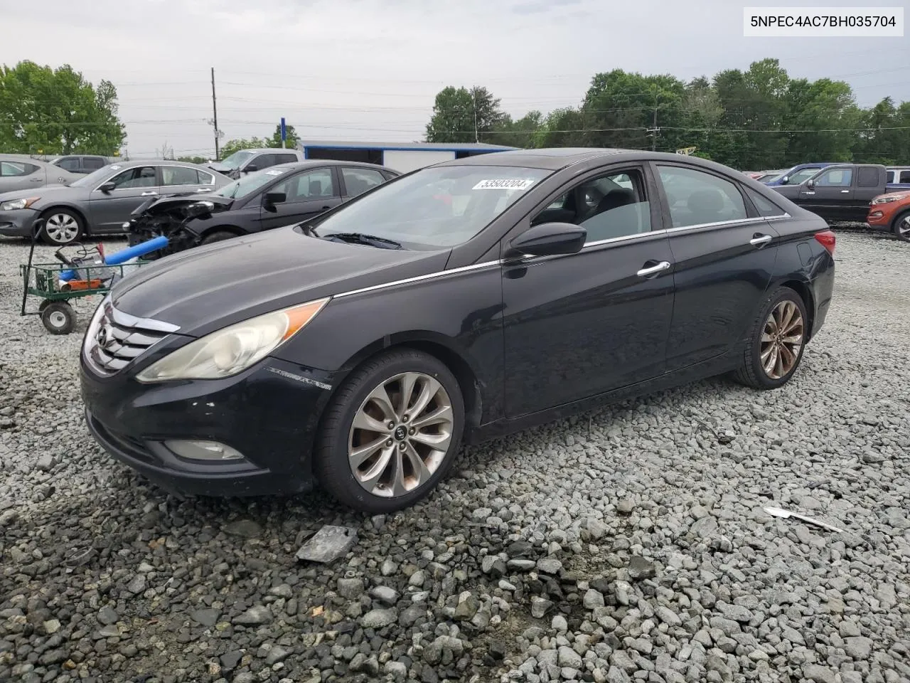 2011 Hyundai Sonata Se VIN: 5NPEC4AC7BH035704 Lot: 53503204