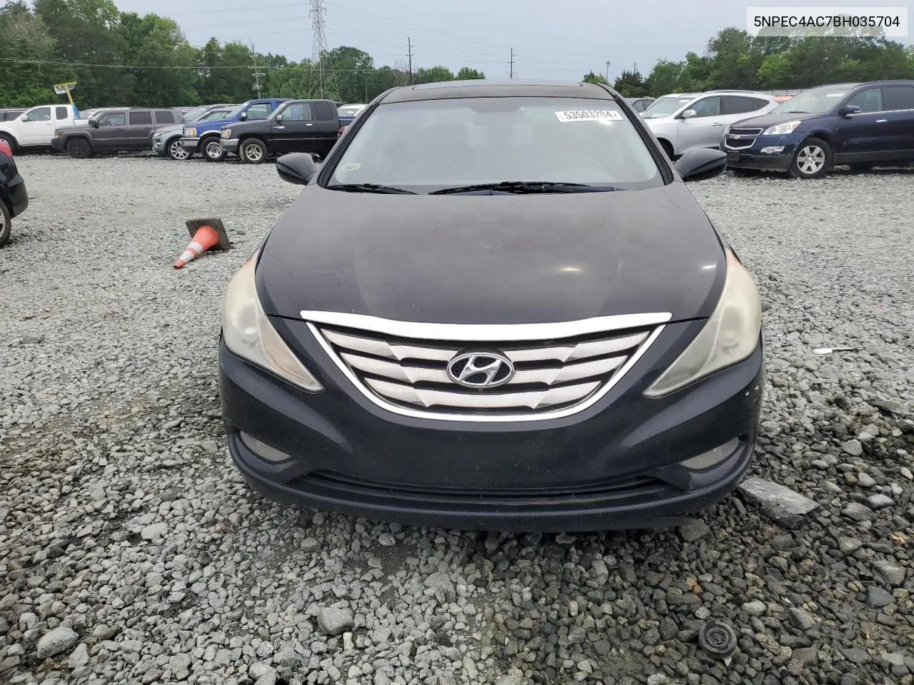 2011 Hyundai Sonata Se VIN: 5NPEC4AC7BH035704 Lot: 53503204