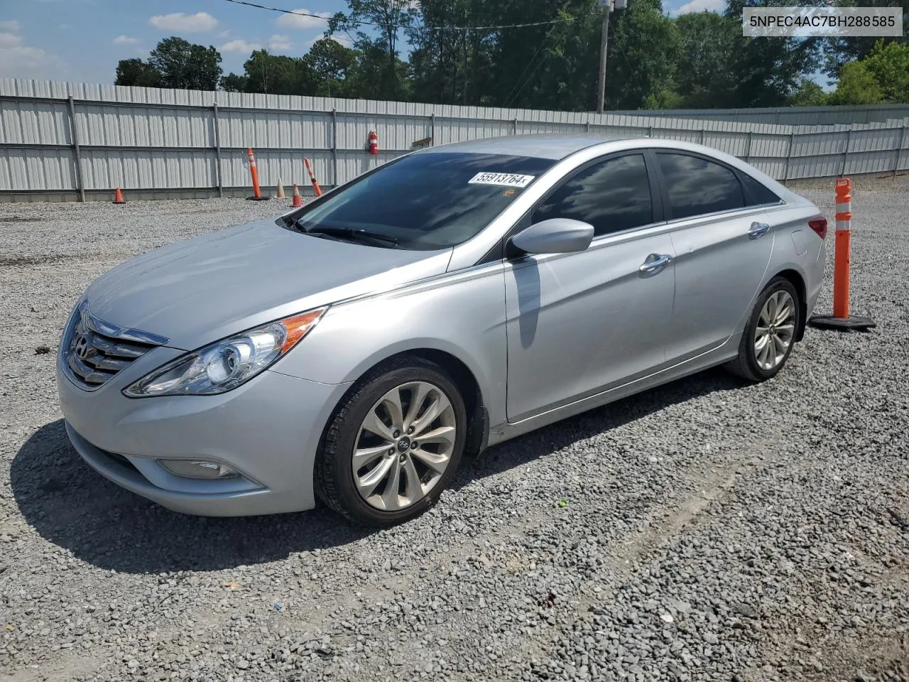 2011 Hyundai Sonata Se VIN: 5NPEC4AC7BH288585 Lot: 55913764