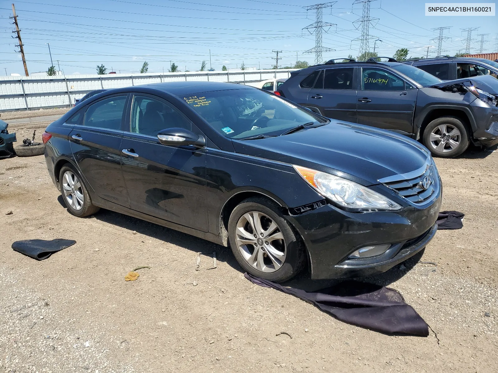 2011 Hyundai Sonata Se VIN: 5NPEC4AC1BH160021 Lot: 57850814