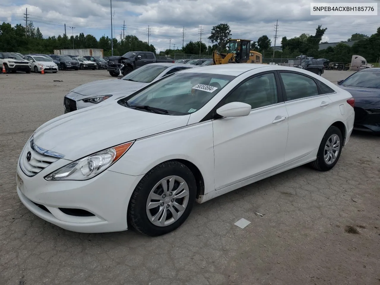 2011 Hyundai Sonata Gls VIN: 5NPEB4ACXBH185776 Lot: 58353894