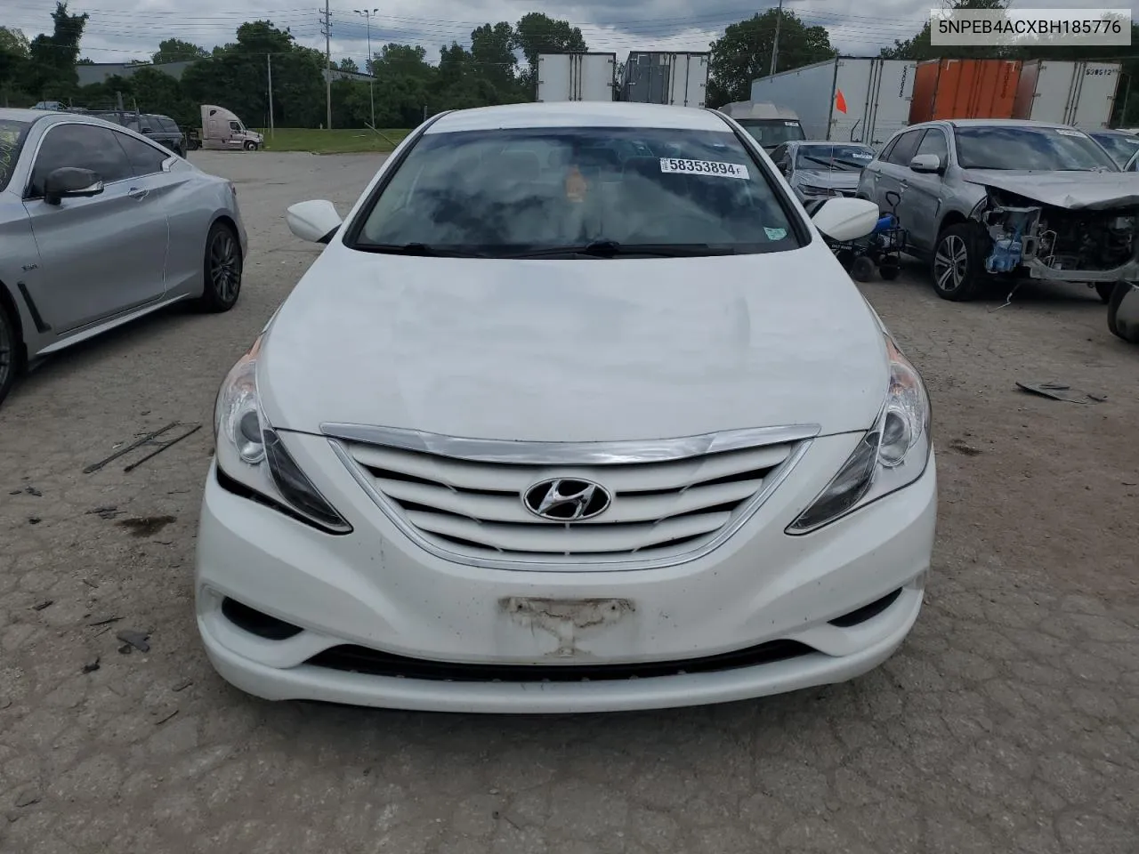 2011 Hyundai Sonata Gls VIN: 5NPEB4ACXBH185776 Lot: 58353894