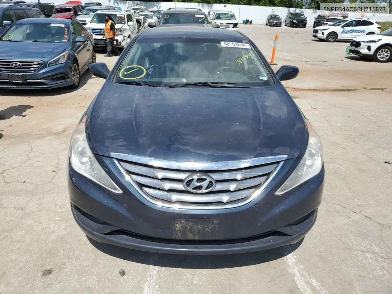 2011 Hyundai Sonata Gls VIN: 5NPEB4AC6BH215873 Lot: 58709844