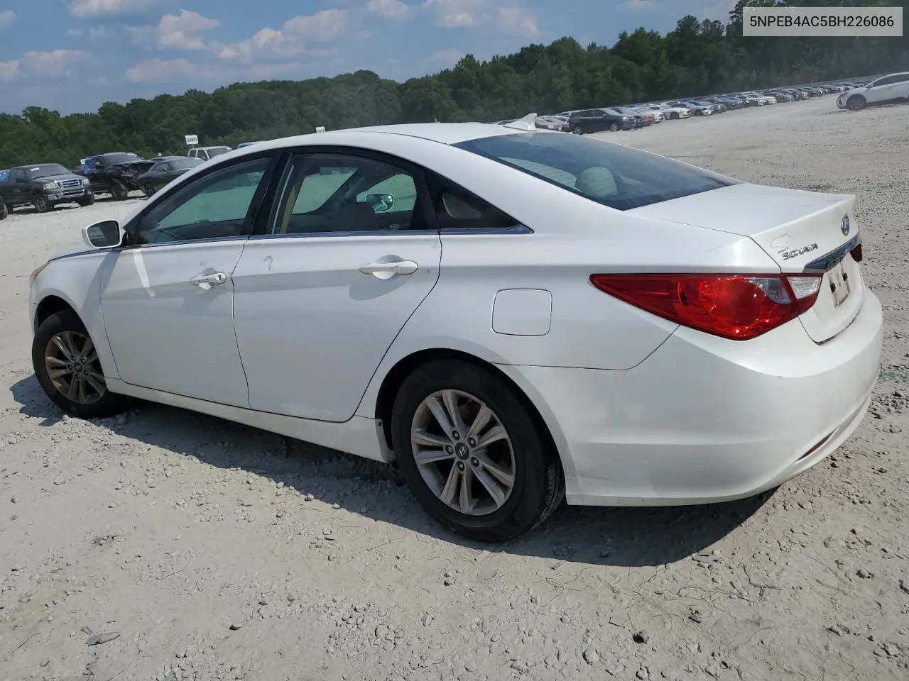 5NPEB4AC5BH226086 2011 Hyundai Sonata Gls