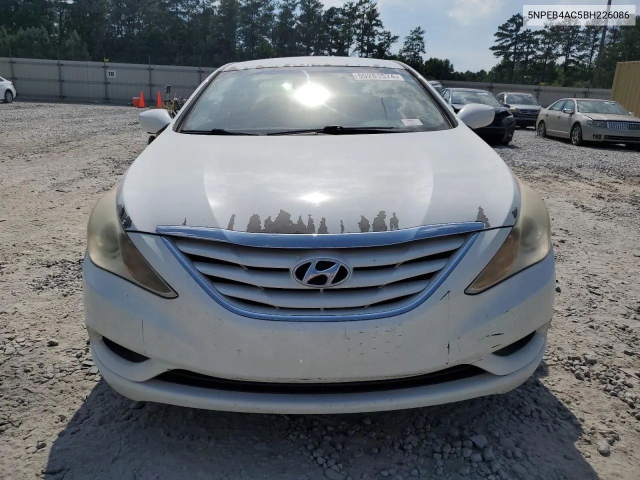 5NPEB4AC5BH226086 2011 Hyundai Sonata Gls