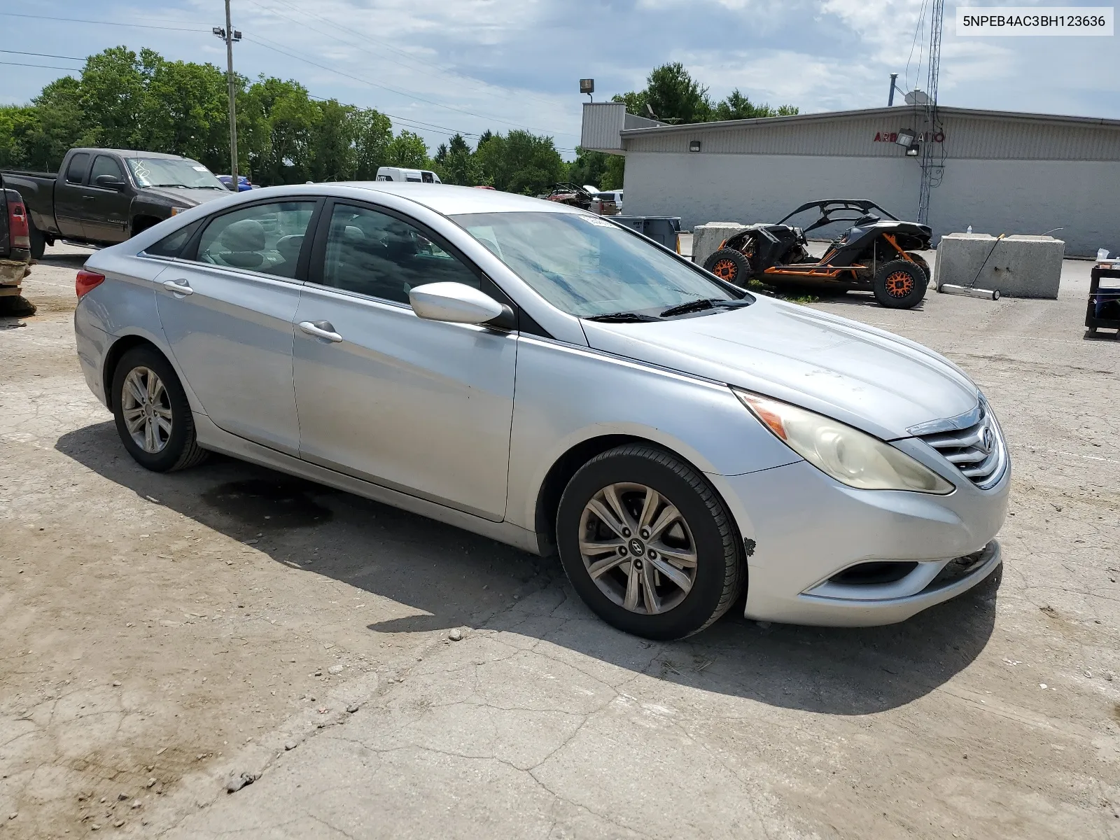 2011 Hyundai Sonata Gls VIN: 5NPEB4AC3BH123636 Lot: 59345124