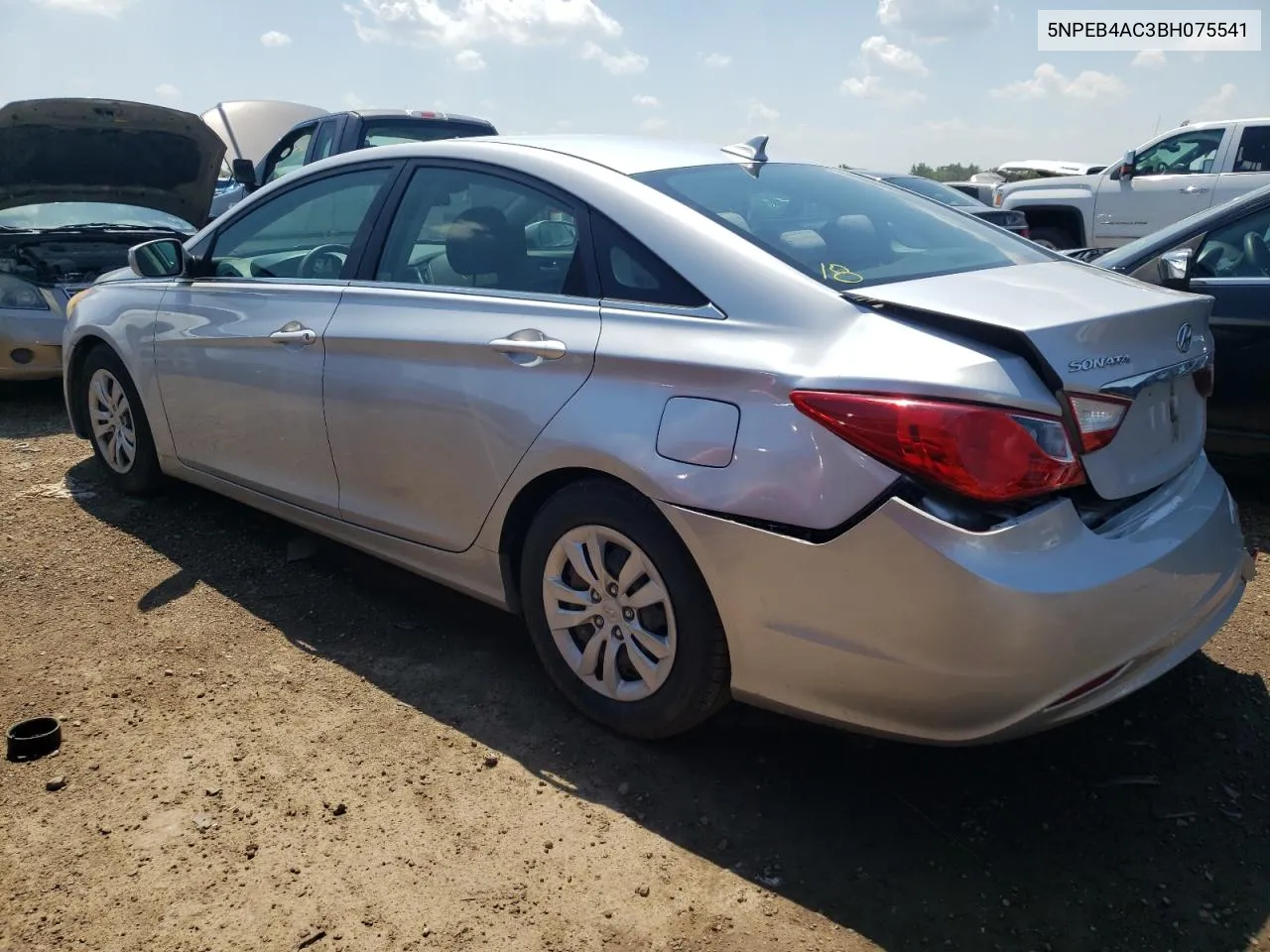 2011 Hyundai Sonata Gls VIN: 5NPEB4AC3BH075541 Lot: 59349884