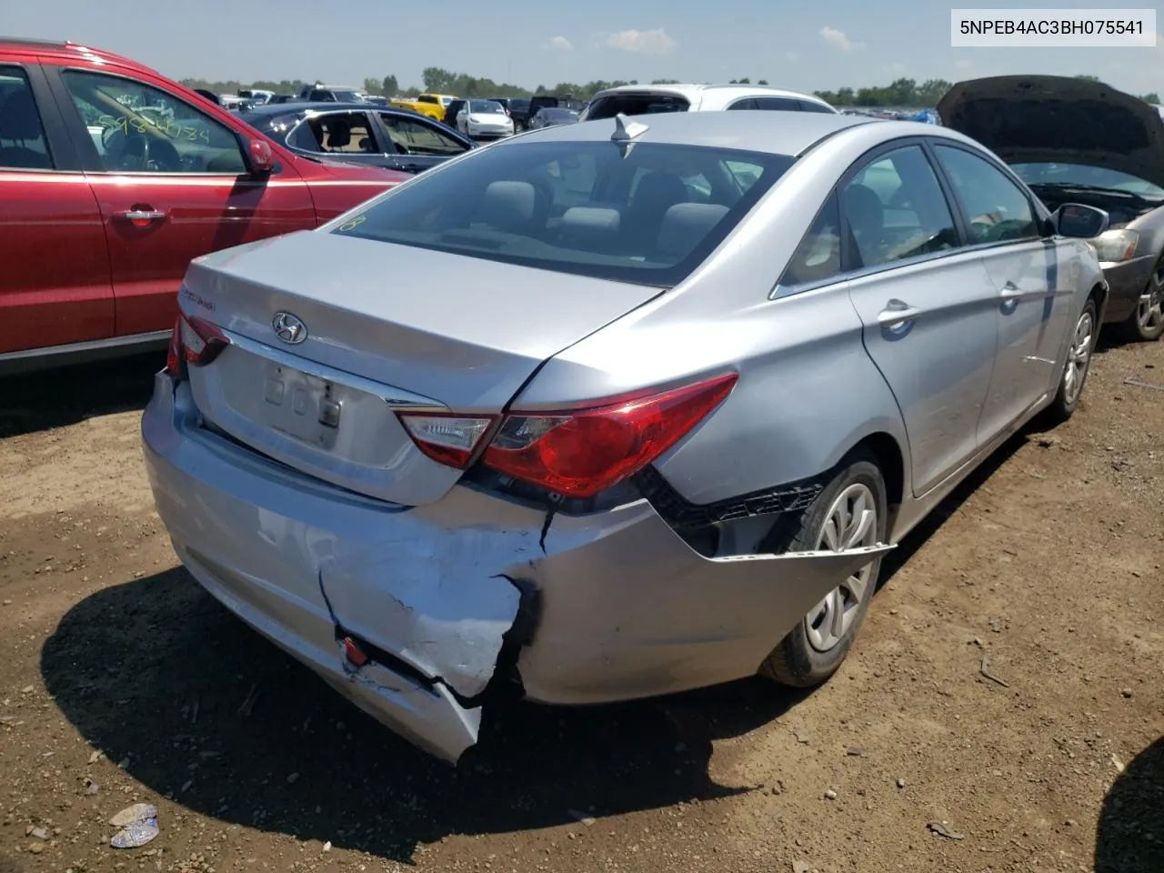 2011 Hyundai Sonata Gls VIN: 5NPEB4AC3BH075541 Lot: 59349884