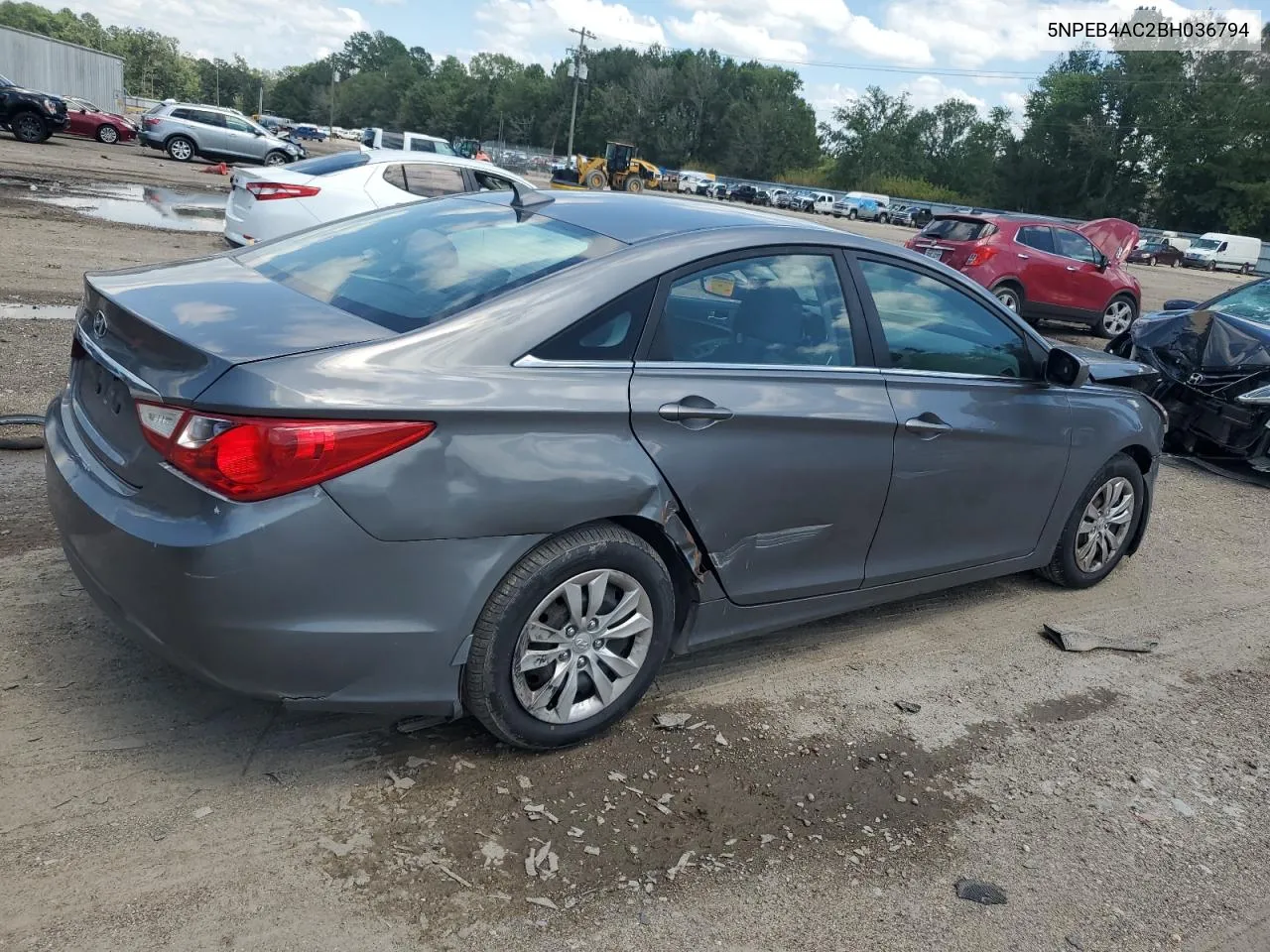 2011 Hyundai Sonata Gls VIN: 5NPEB4AC2BH036794 Lot: 62446734