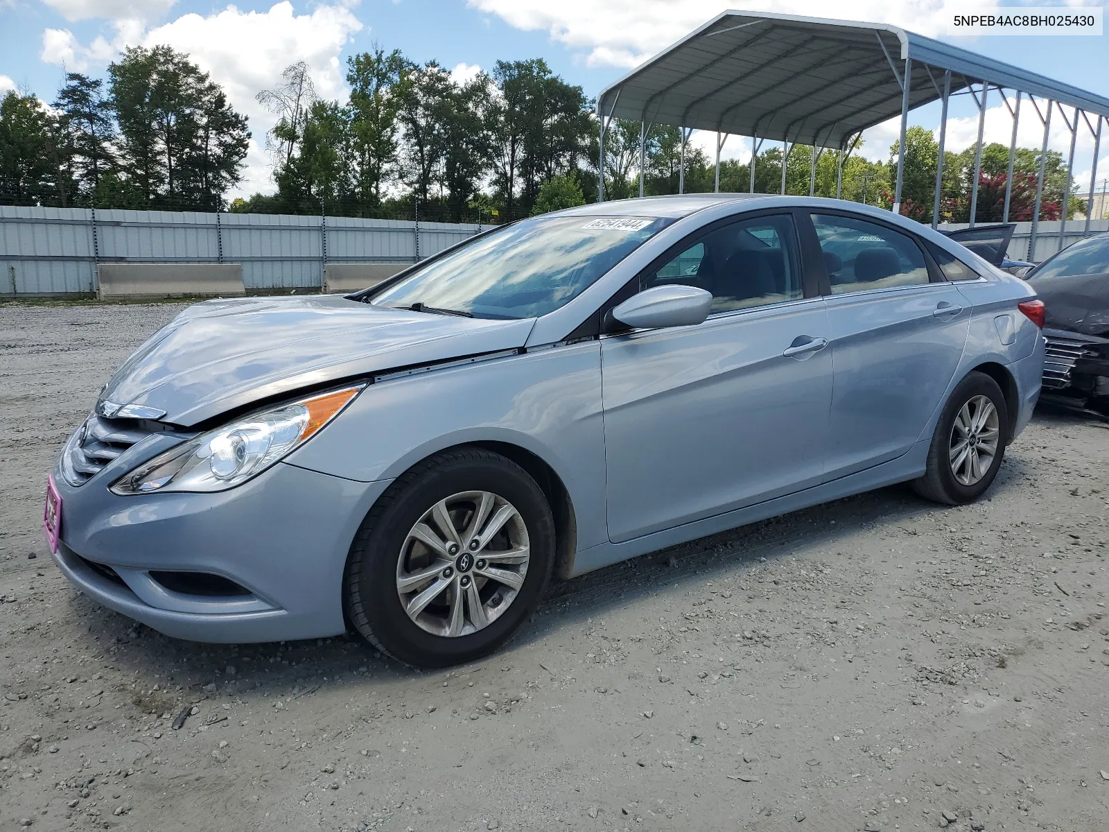 5NPEB4AC8BH025430 2011 Hyundai Sonata Gls