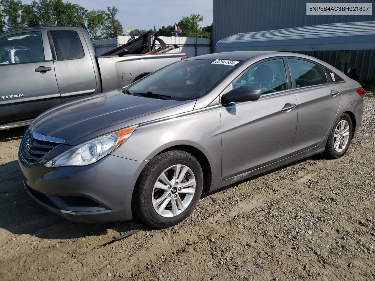 2011 Hyundai Sonata Gls VIN: 5NPEB4AC3BH021897 Lot: 62547634