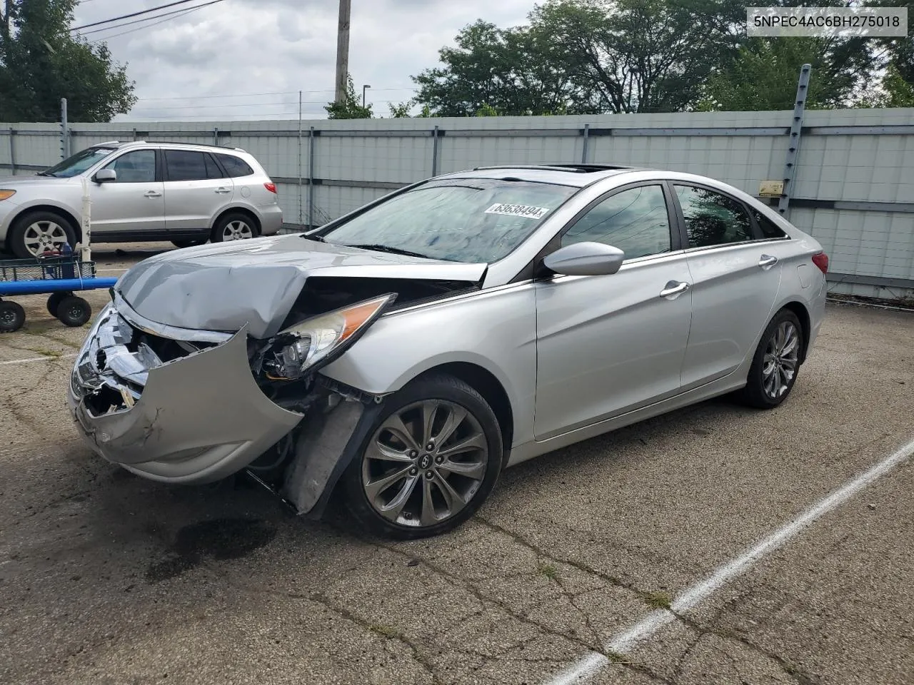 2011 Hyundai Sonata Se VIN: 5NPEC4AC6BH275018 Lot: 63638494