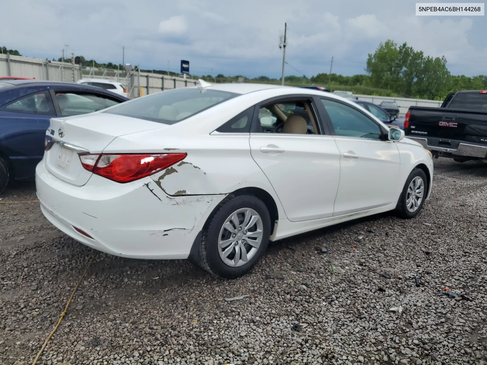 2011 Hyundai Sonata Gls VIN: 5NPEB4AC6BH144268 Lot: 63698414