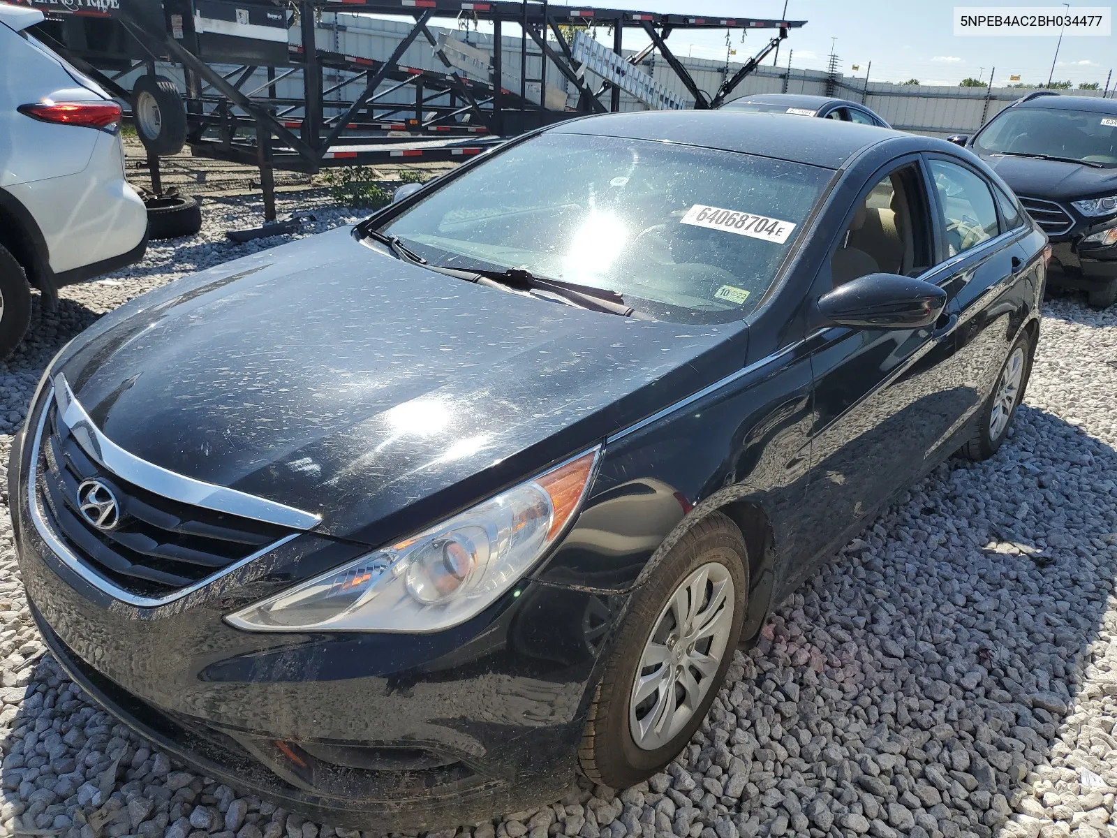 2011 Hyundai Sonata Gls VIN: 5NPEB4AC2BH034477 Lot: 64068704