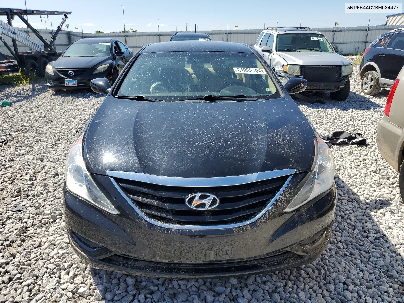 5NPEB4AC2BH034477 2011 Hyundai Sonata Gls