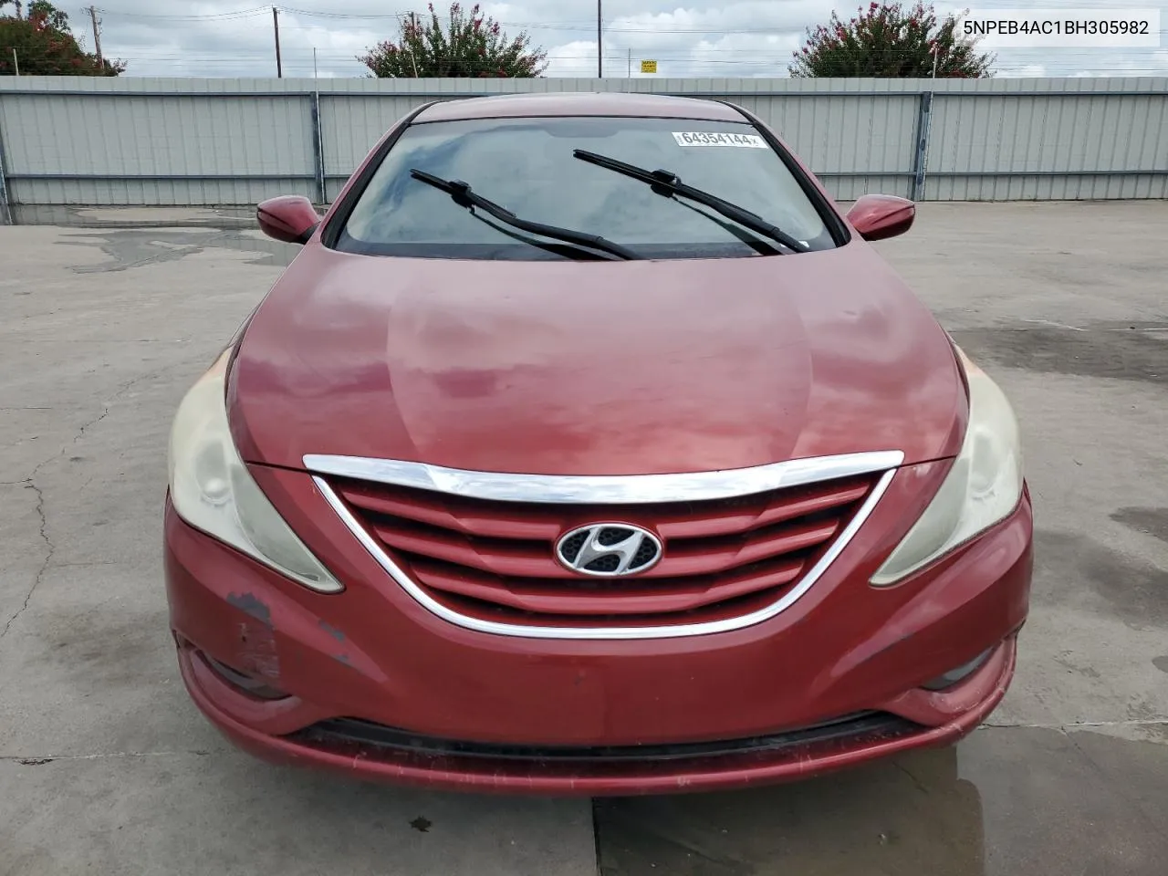 2011 Hyundai Sonata Gls VIN: 5NPEB4AC1BH305982 Lot: 64354144