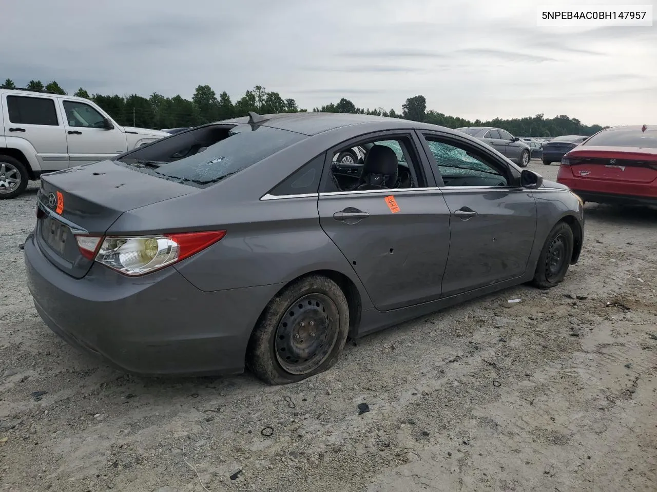 5NPEB4AC0BH147957 2011 Hyundai Sonata Gls