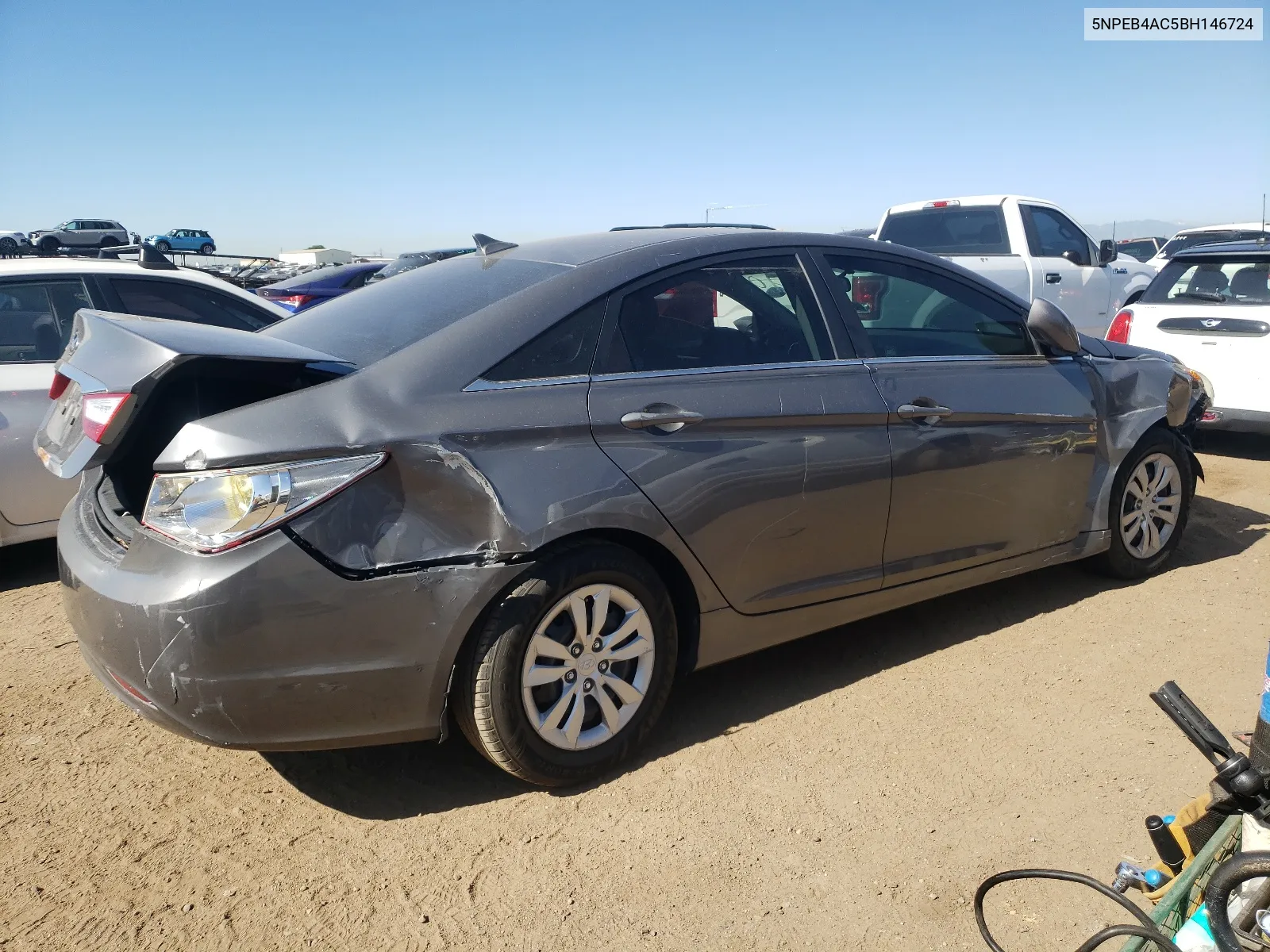 2011 Hyundai Sonata Gls VIN: 5NPEB4AC5BH146724 Lot: 64613344