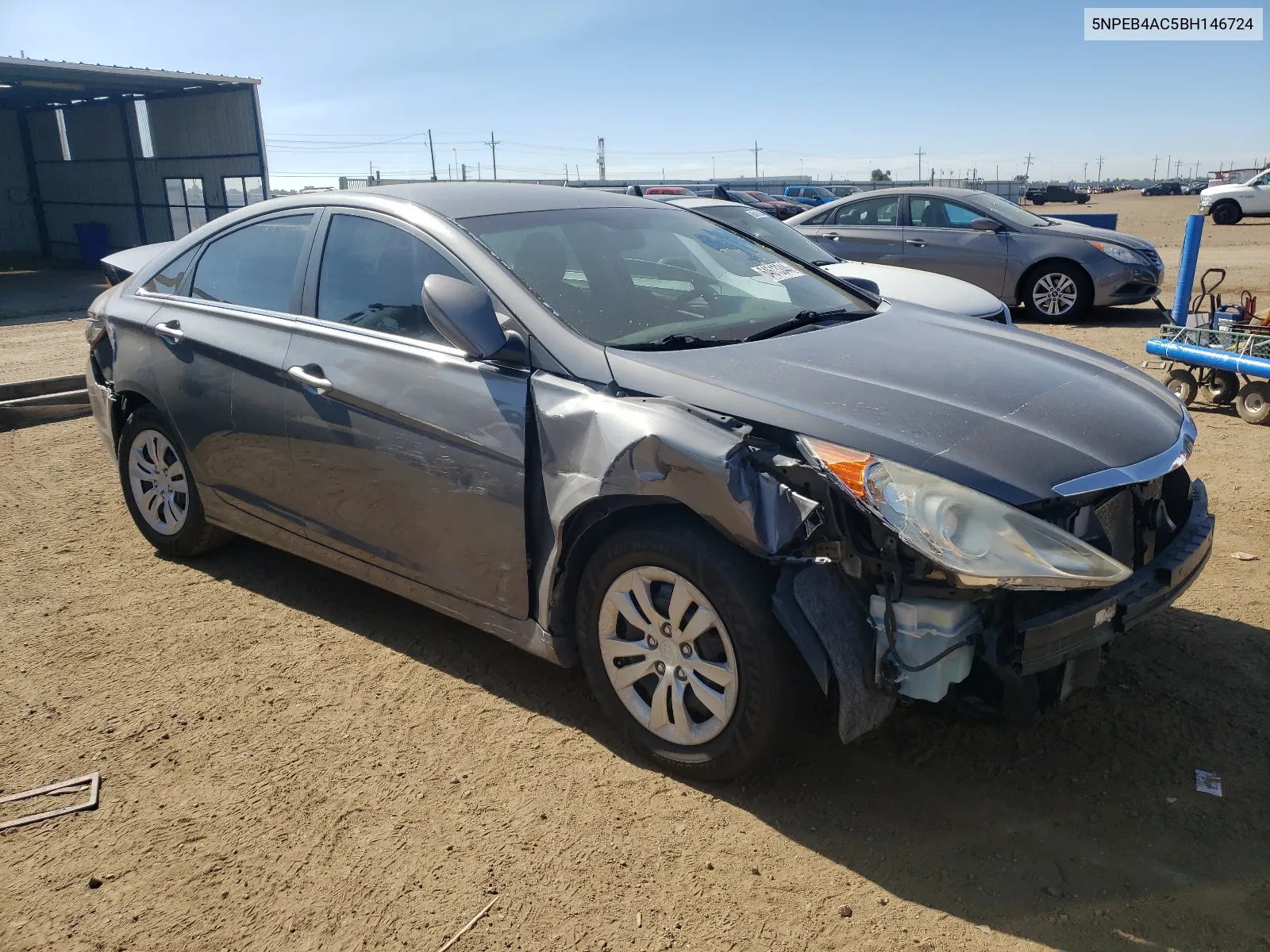 2011 Hyundai Sonata Gls VIN: 5NPEB4AC5BH146724 Lot: 64613344