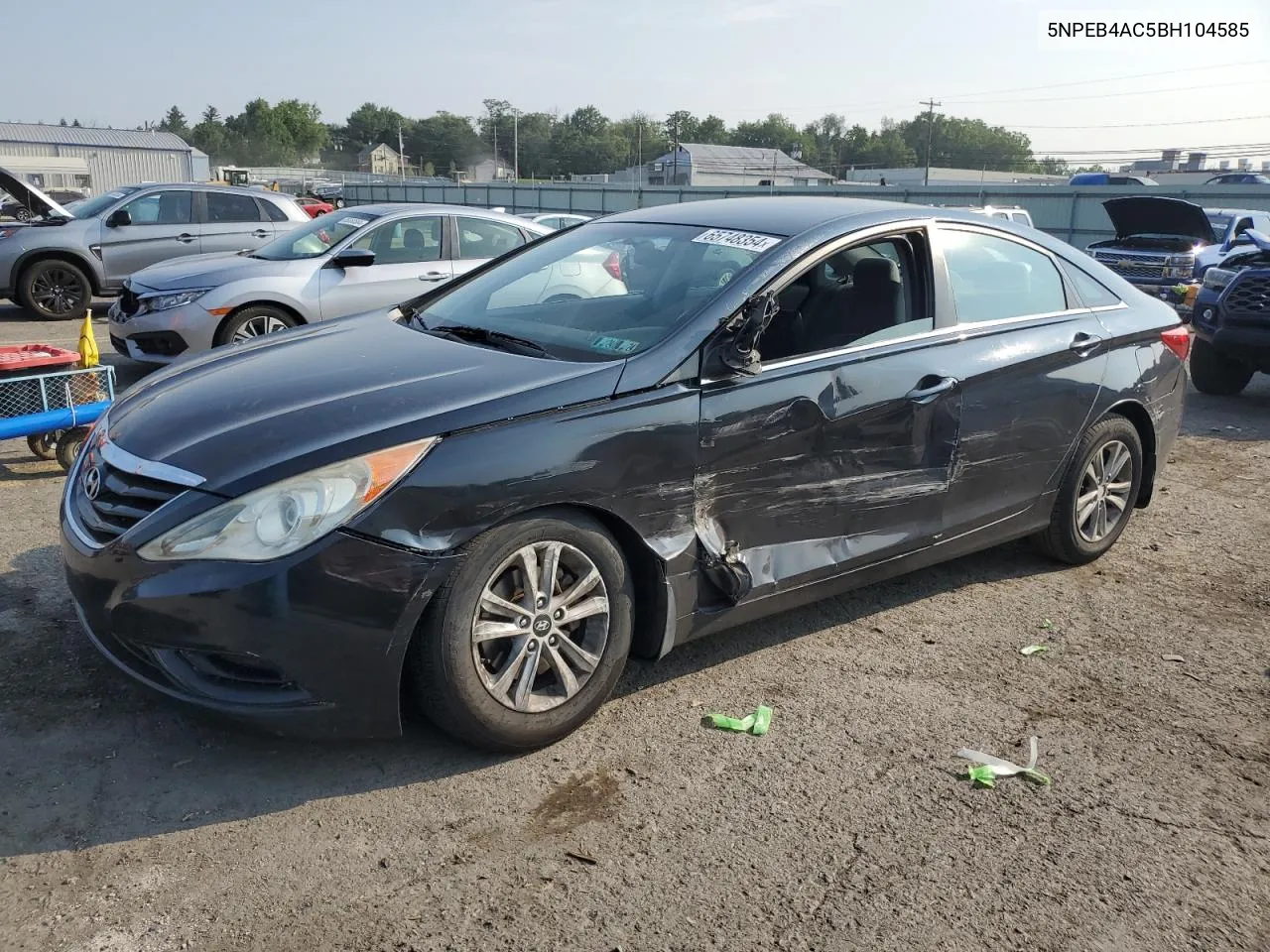 2011 Hyundai Sonata Gls VIN: 5NPEB4AC5BH104585 Lot: 65748354