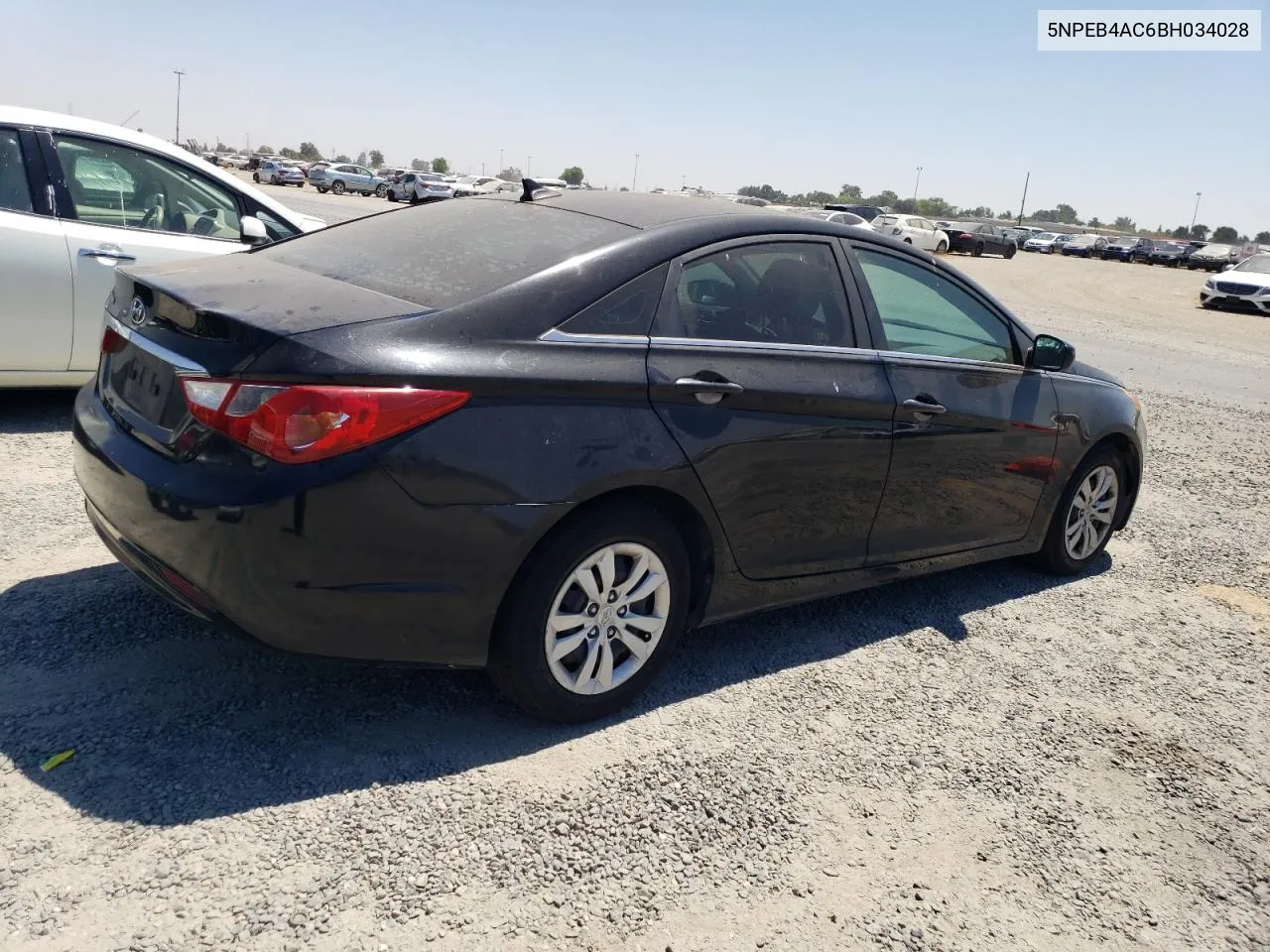 5NPEB4AC6BH034028 2011 Hyundai Sonata Gls