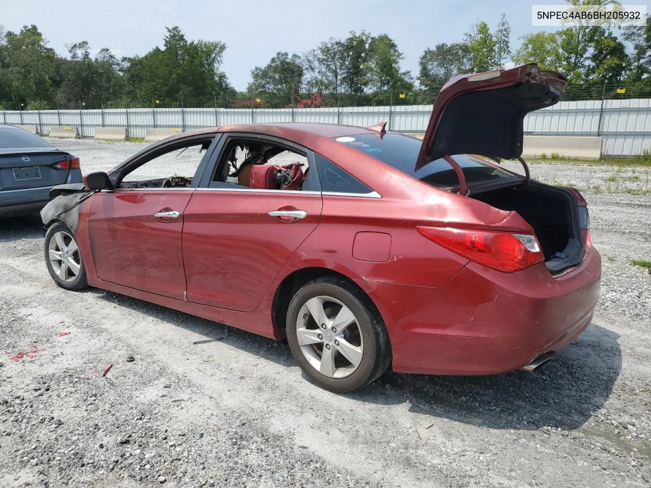 2011 Hyundai Sonata Se VIN: 5NPEC4AB6BH205932 Lot: 66390064