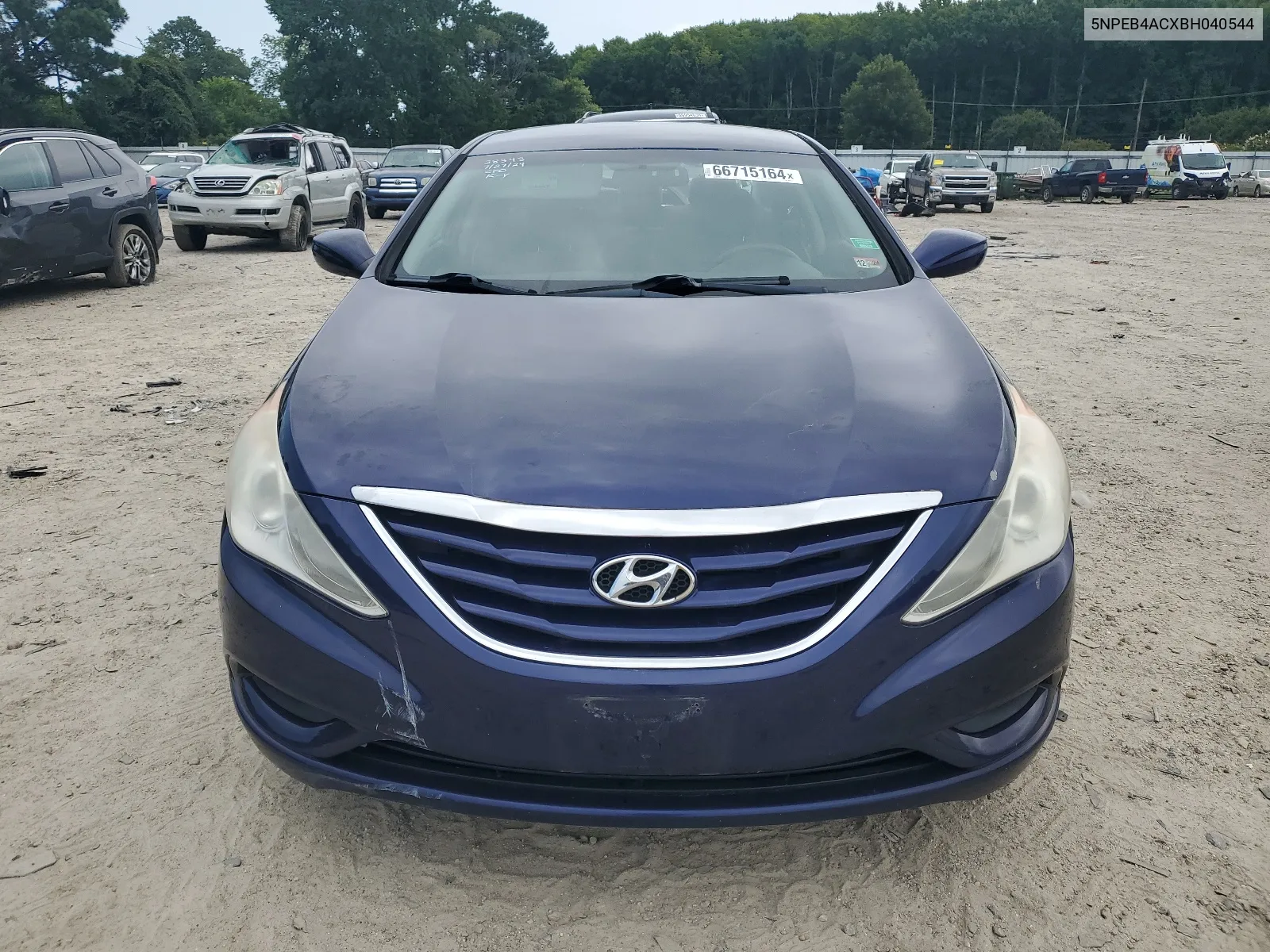 5NPEB4ACXBH040544 2011 Hyundai Sonata Gls