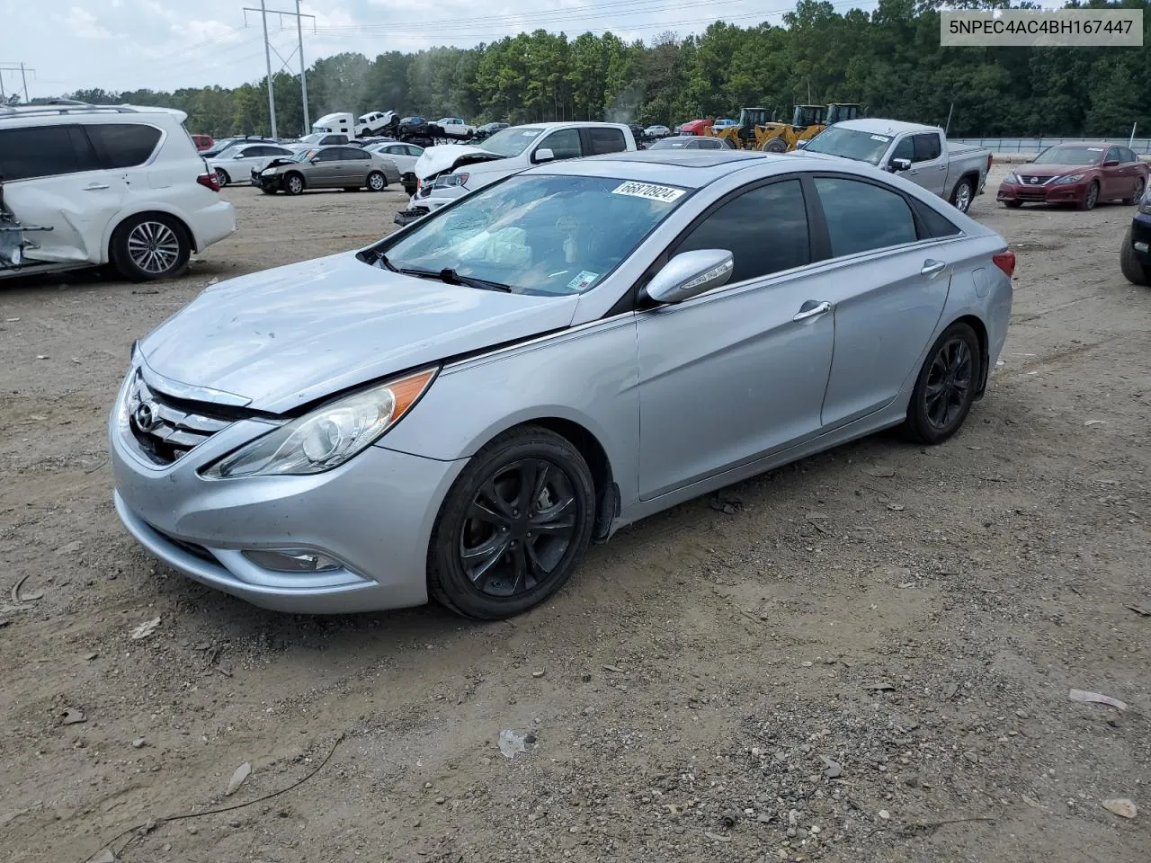 2011 Hyundai Sonata Se VIN: 5NPEC4AC4BH167447 Lot: 66870924