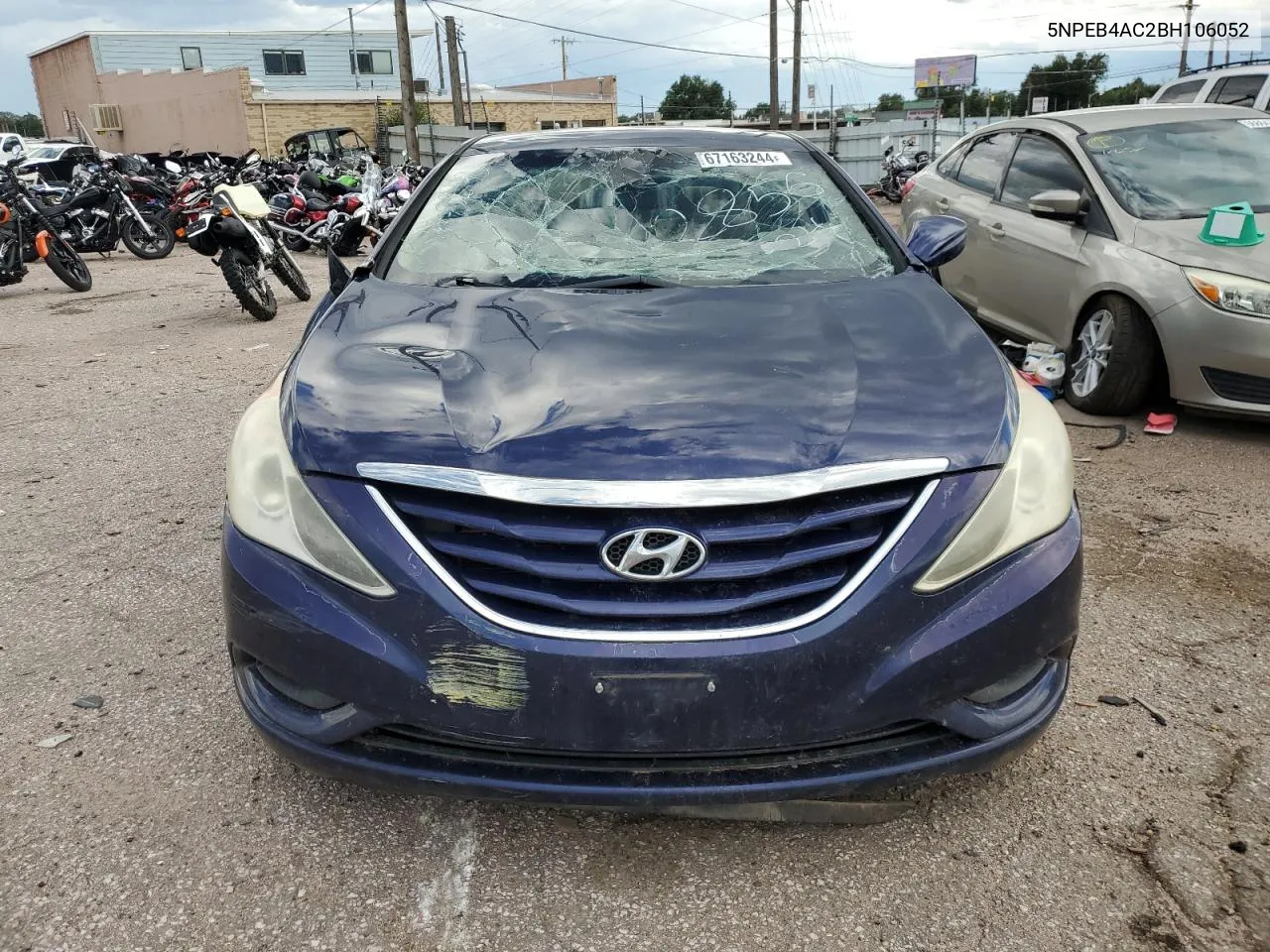 2011 Hyundai Sonata Gls VIN: 5NPEB4AC2BH106052 Lot: 67163244