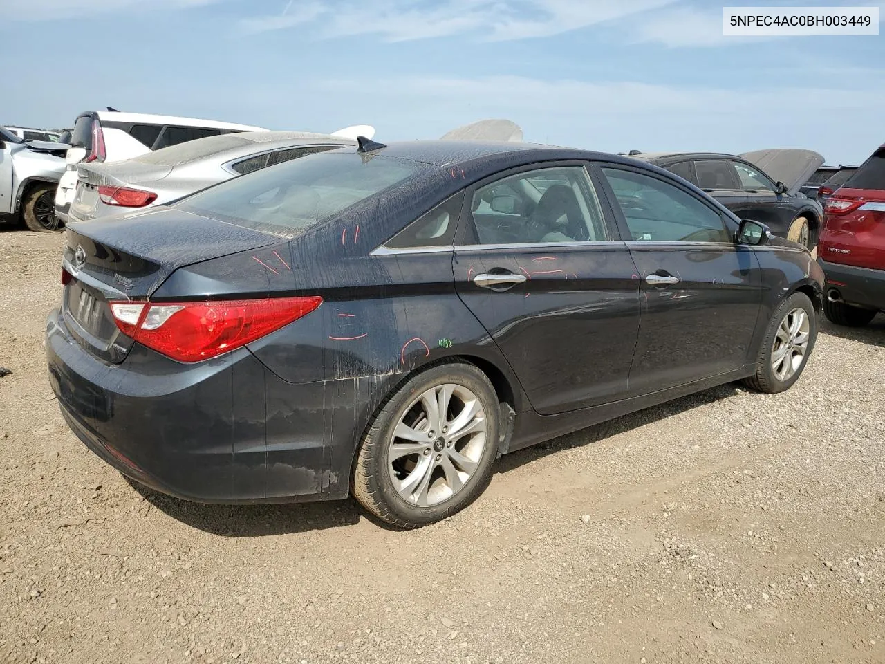 5NPEC4AC0BH003449 2011 Hyundai Sonata Se