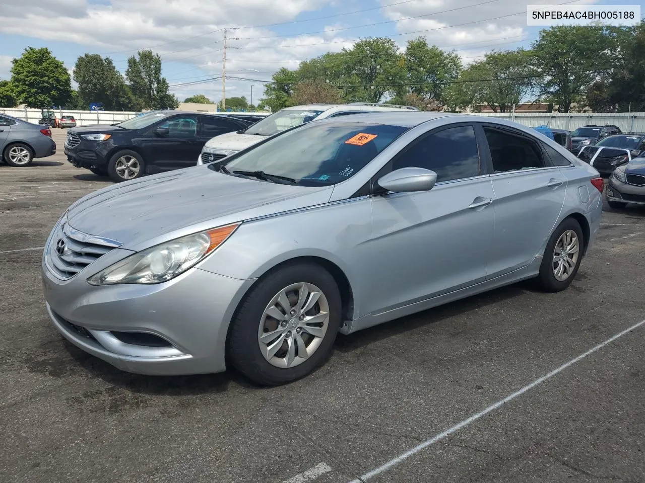 2011 Hyundai Sonata Gls VIN: 5NPEB4AC4BH005188 Lot: 68311704