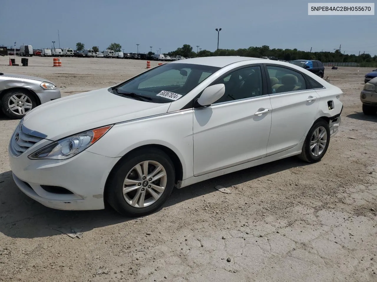 5NPEB4AC2BH055670 2011 Hyundai Sonata Gls