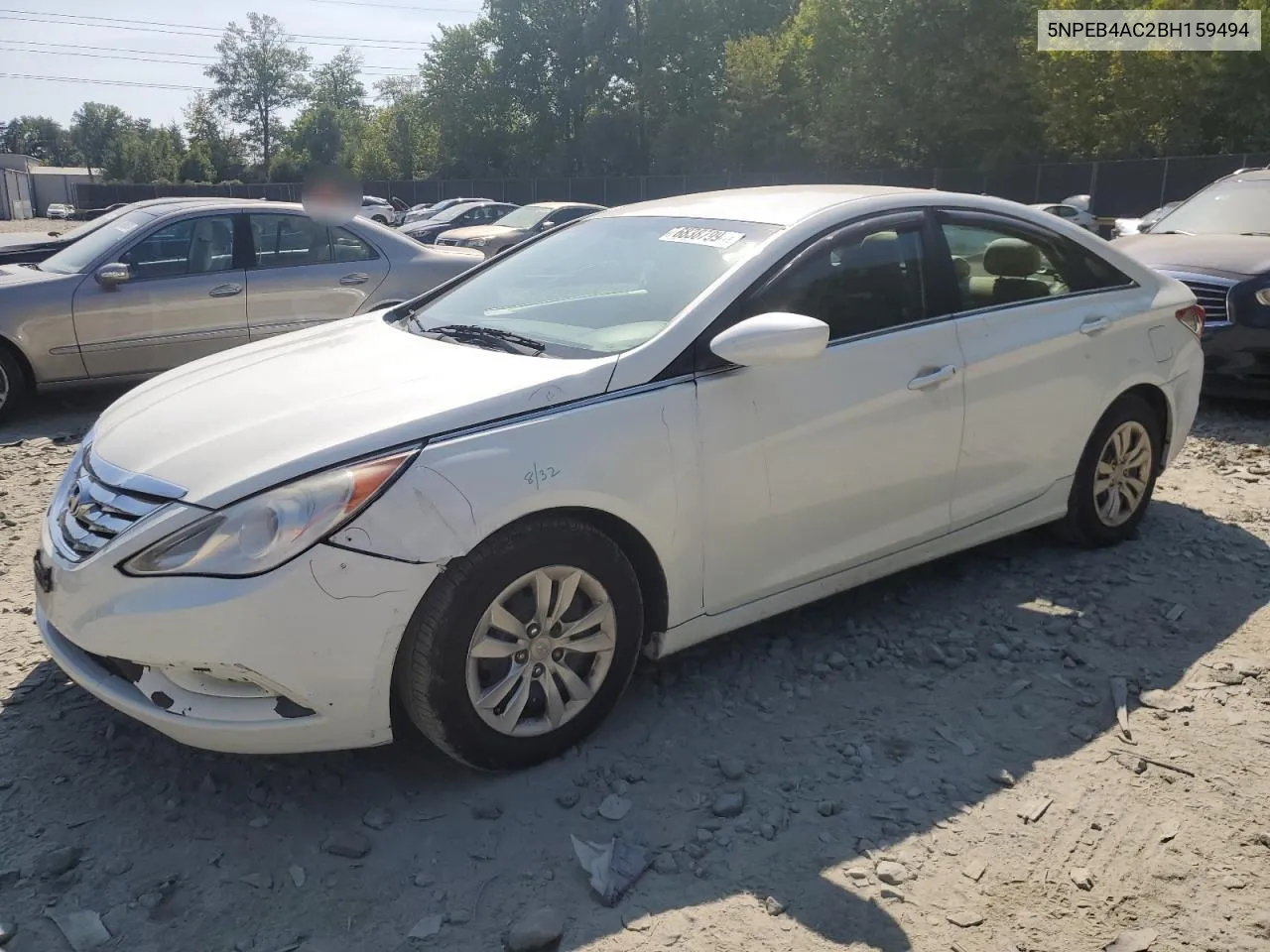 2011 Hyundai Sonata Gls VIN: 5NPEB4AC2BH159494 Lot: 68387994