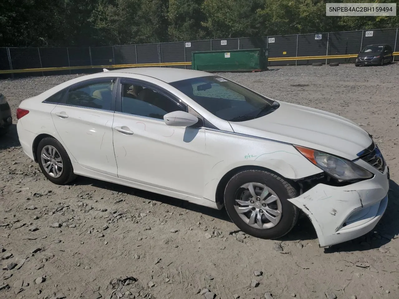 2011 Hyundai Sonata Gls VIN: 5NPEB4AC2BH159494 Lot: 68387994