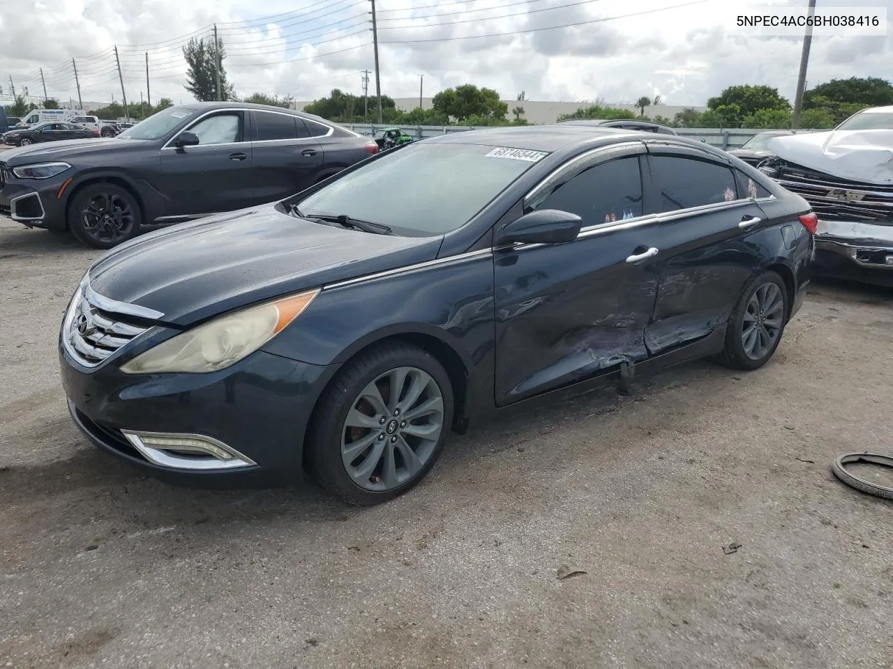 2011 Hyundai Sonata Se VIN: 5NPEC4AC6BH038416 Lot: 68746544