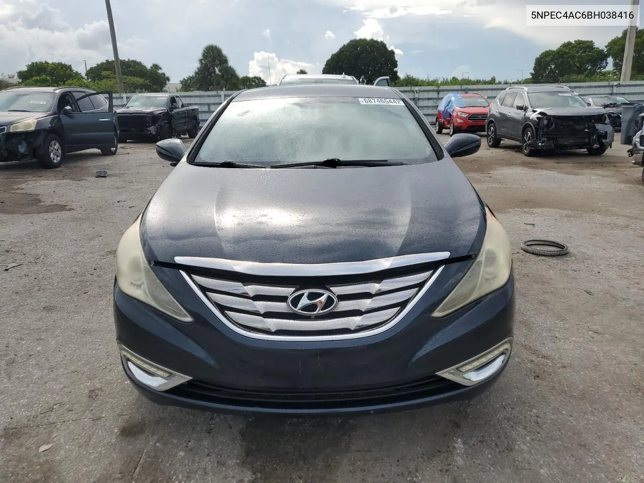 2011 Hyundai Sonata Se VIN: 5NPEC4AC6BH038416 Lot: 68746544