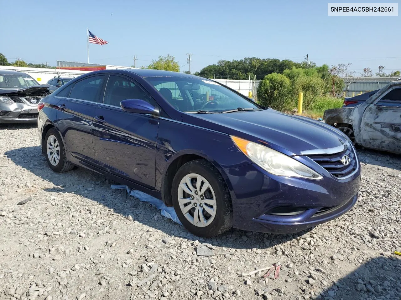 2011 Hyundai Sonata Gls VIN: 5NPEB4AC5BH242661 Lot: 68922184