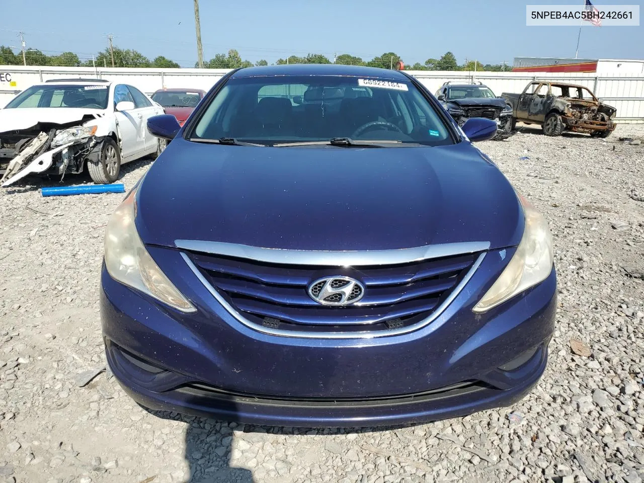 2011 Hyundai Sonata Gls VIN: 5NPEB4AC5BH242661 Lot: 68922184