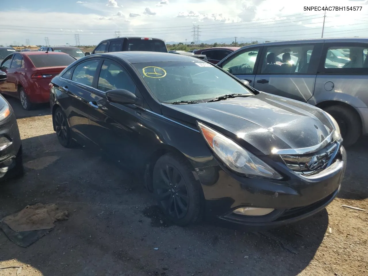 5NPEC4AC7BH154577 2011 Hyundai Sonata Se