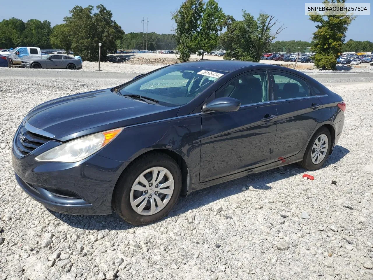 2011 Hyundai Sonata Gls VIN: 5NPEB4AC9BH257504 Lot: 69146474